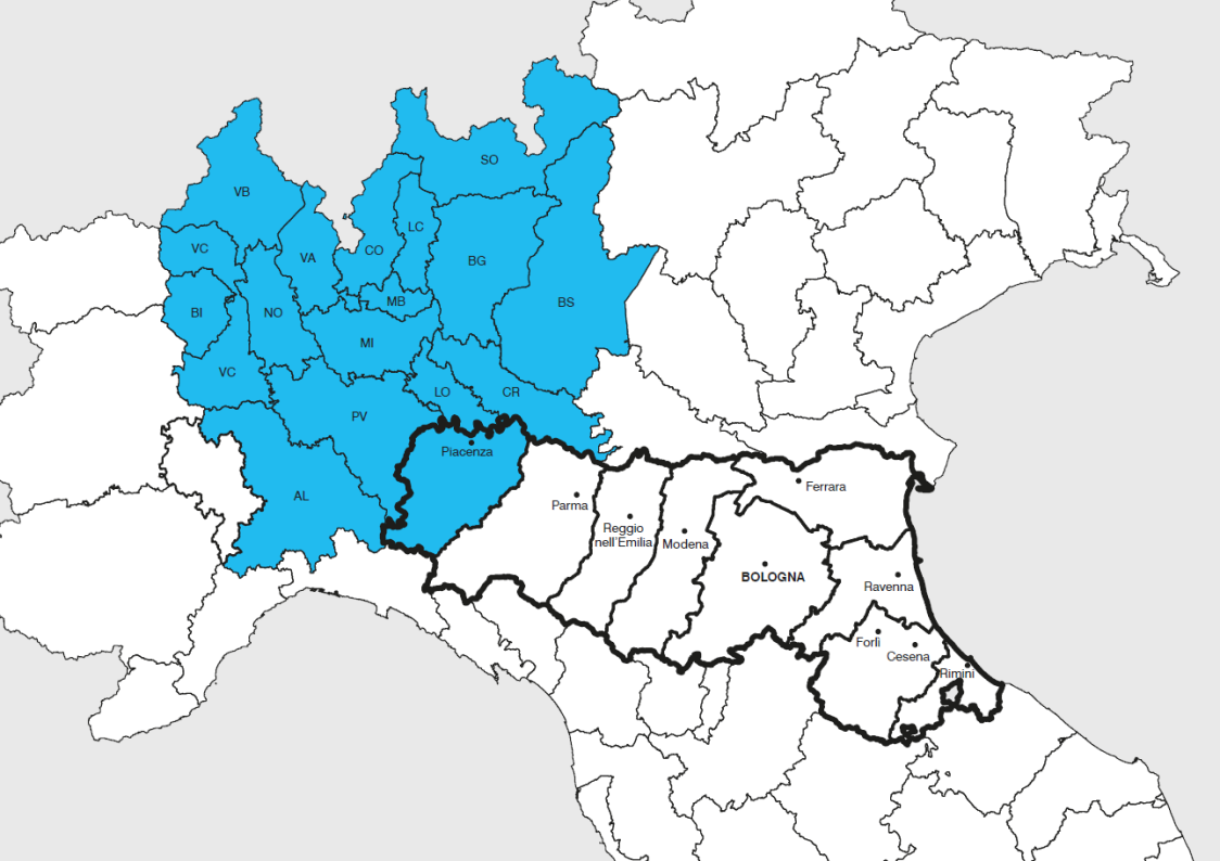 Mappa Reti Locali di primo livello Area Tecnica 2 - immagine